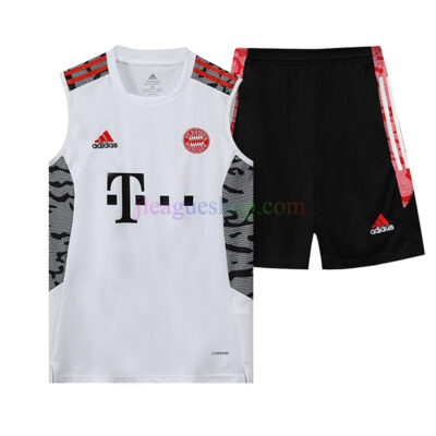バイエルンミュンヘンノースリーブトレーニングスーツ2022/23白 スポーツウェア J League Shop 2