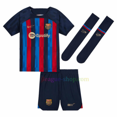 FCバルセロナホームユニフォームキット2022/23キッズ FCバルセロナ J League Shop 2
