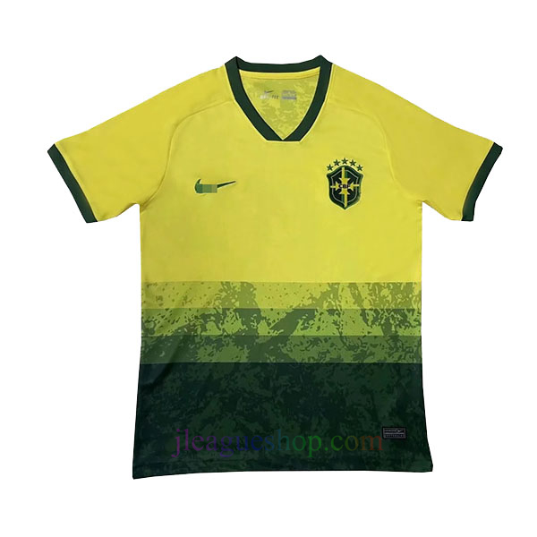 ブラジル代表レーニングジャージー2022黄緑色