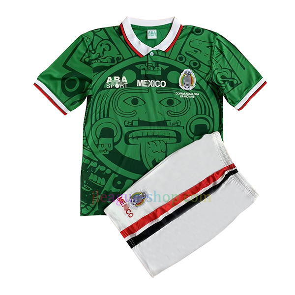 メキシコ代表ホームユニフォームキット1998キッズ