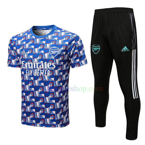 アーセナルレーニングジャージーキット2022/23青色 アーセナルレーニングジャージーキット2022/23青色