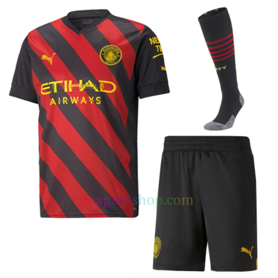 マンチェスターシティアウェイユニフォームキット2022/23キッズ
