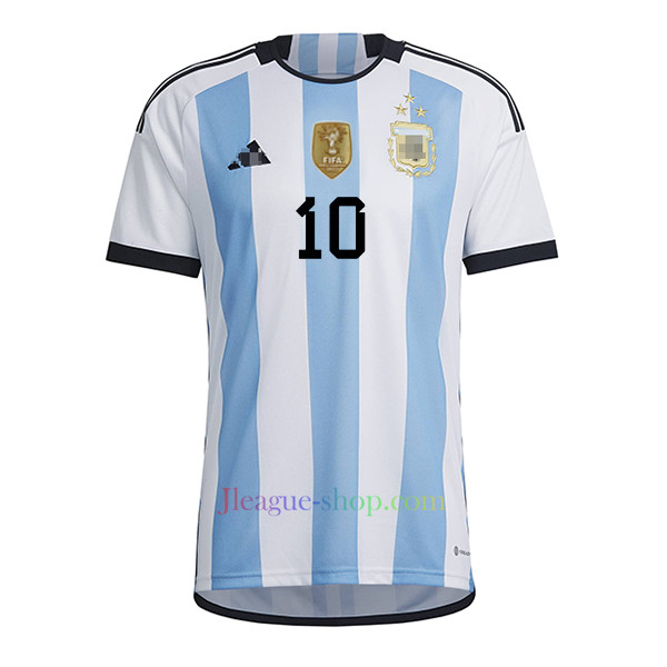アルゼンチン代表ホーム三つ星2022/23リオネル・メッシ アマチュア版 J League Shop 37
