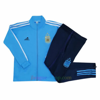 アルゼンチン代表三つ星ロングジップジャケットキット2022/23キッズライトブルー FIFA 2022 J League Shop