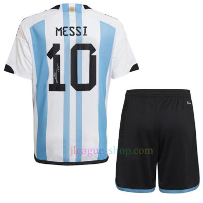 アルゼンチン代表ホーム2022/23リオネル・メッシサインキッズ FIFA 2022 J League Shop 2
