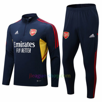 アーセナルハーフジップトレーニングスーツキット2022/23キッズロイヤルブルー アーセナル J League Shop 2