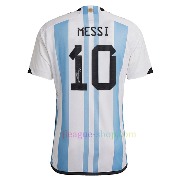 アルゼンチン代表 三つ星ホームユニフォーム2022/23リオネル・メッシサインプレイヤーバージョン FIFA 2022 J League Shop 8