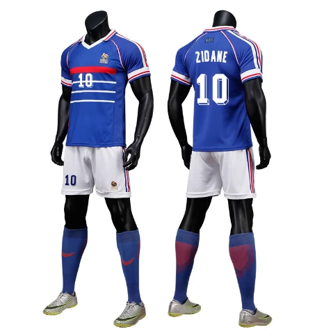 フランス代表ユニホーム（年代物）98年 フランス代表 1998 フランスワールドカップ ユニフォーム ジダン