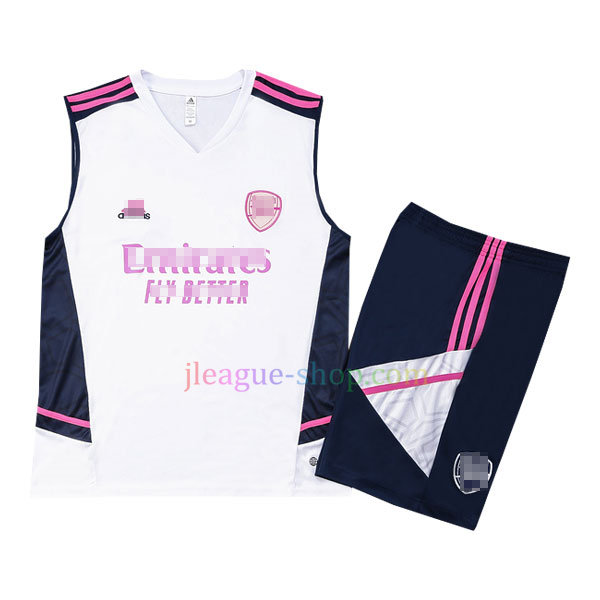 アーセナルノースリーブトレーニングスーツキット2023/24白 - J League アーセナルノースリーブトレーニングスーツキット2023/24白 - J League