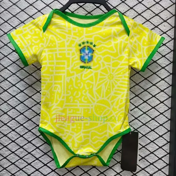 ブラジル代表ゴールキーパーユニフォーム2024キッズグレー