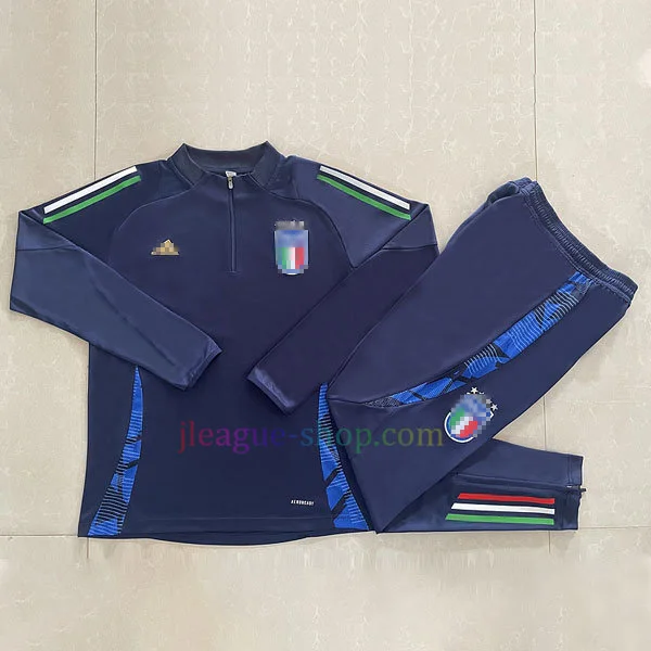 イタリア代表ハーフジップトレーニングスーツキット2024/25