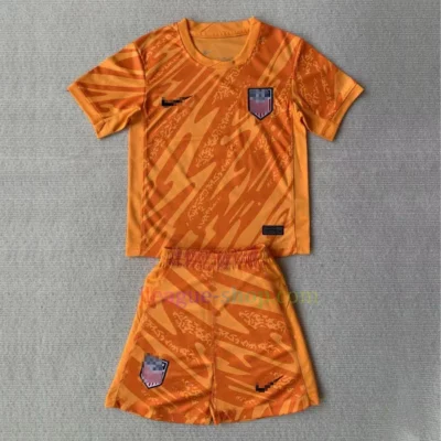 サッカーアメリカ合衆国代表ゴールキーパーユニフォーム2024キッズオレンジ