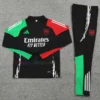 アーセナルハーフジップトレーニングスーツ2024/25黒