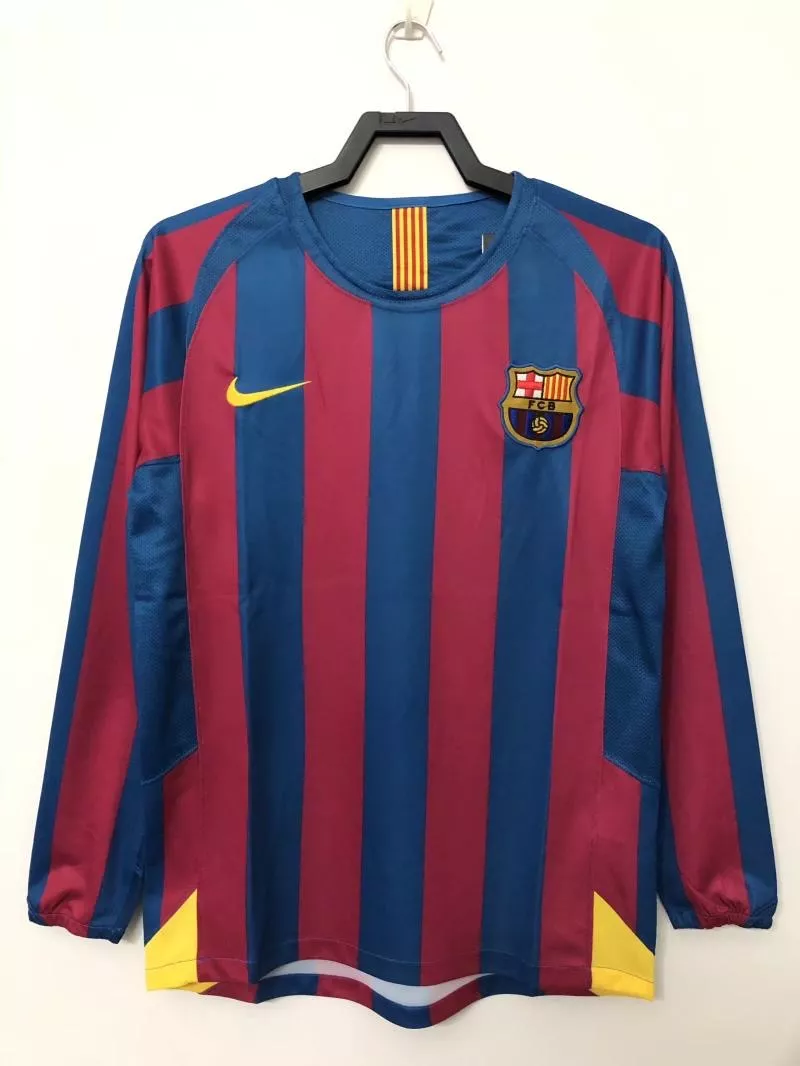 FCバルセロナホームユニフォーム2005/06長袖 - J League Shop