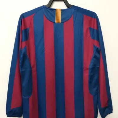 FCバルセロナホームユニフォーム2005/06長袖
