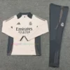 レアルマドリードハーフジップトレーニングスーツ2024/25あんずいろ