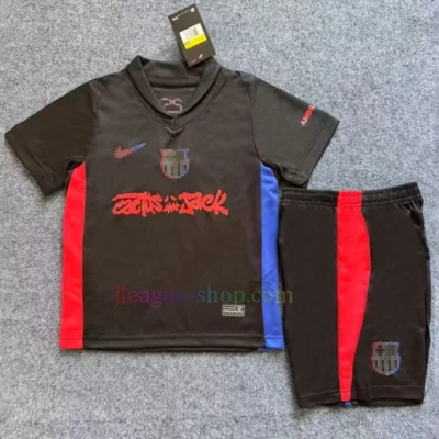 FCバルセロナアウェイユニフォーム2024/25travis scottキッズ