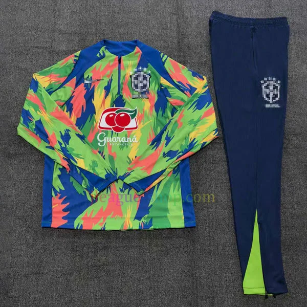 2526ブラジル代表です 訓練着のスーツです ブラジル代表 トラックスーツ 2023 イトグリーン | サッカー 騎士ショップ