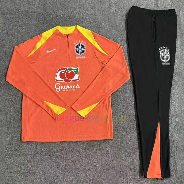 ブラジル代表ハーフジップトレーニングスーツ2025/26キッズ-プレイヤー