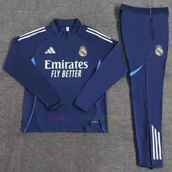 レアルマドリードハーフジップトレーニングスーツ2025/26キッズ